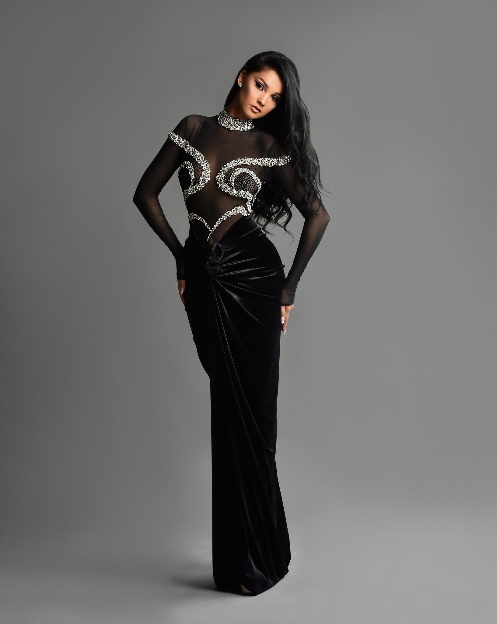 VALENTINA NOIR DRESS